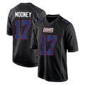 NY.Giants #17 Darnell Mooney Player Carbon Fashion Limited Home Game Odoa Stitched Jerseys