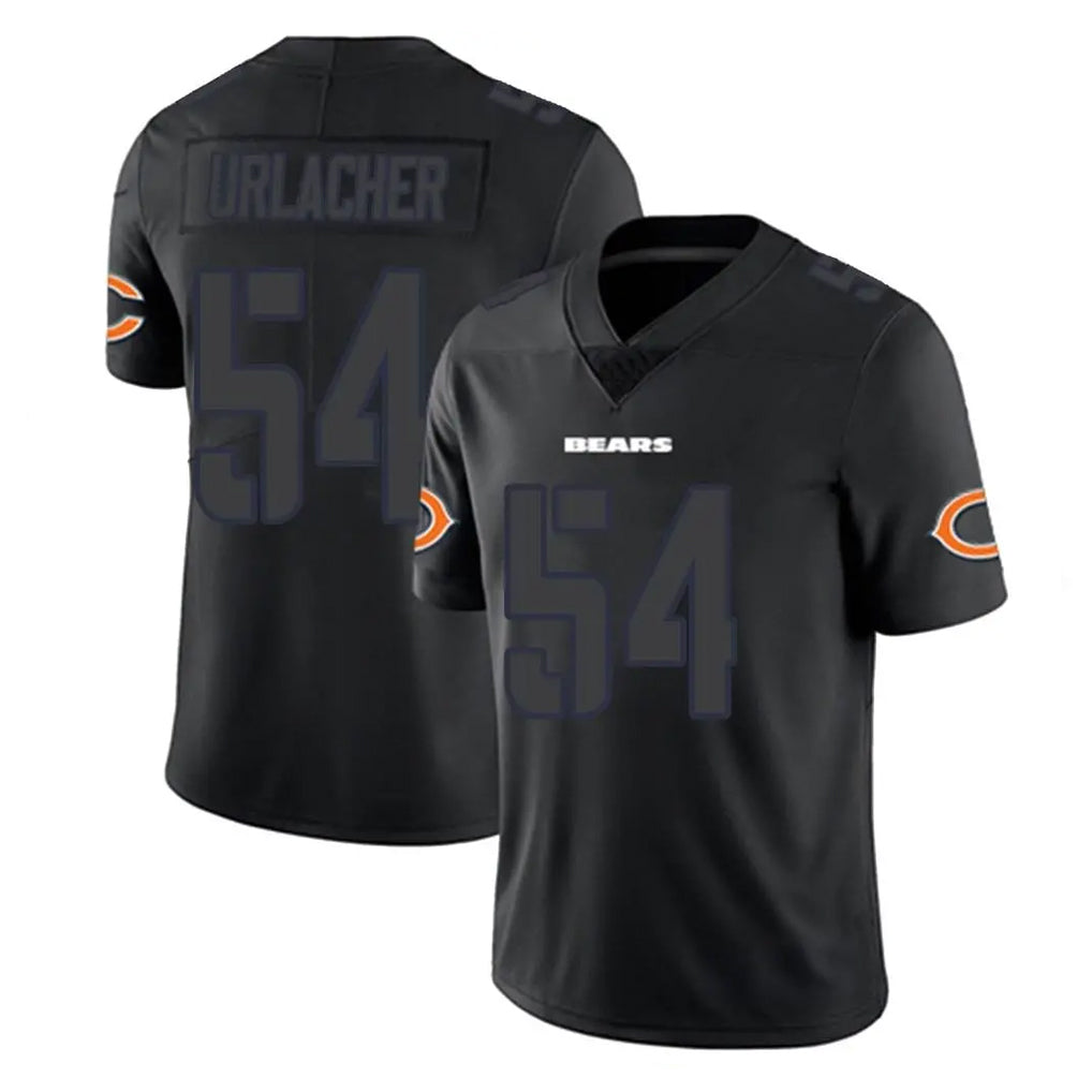 C.Bears #54 Brian Urlacher Player Black Impact Limited Game Odoa Stitched Jerseys