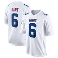 NY.Giants #6 Jaxson Dart Player White Fashion Limited Home Game Odoa Stitched Jerseys
