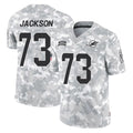 M.Dolphins #73 Austin Jackson Player Arctic Camo Salute To Service Limited Game Odoa Stitched Jerseys
