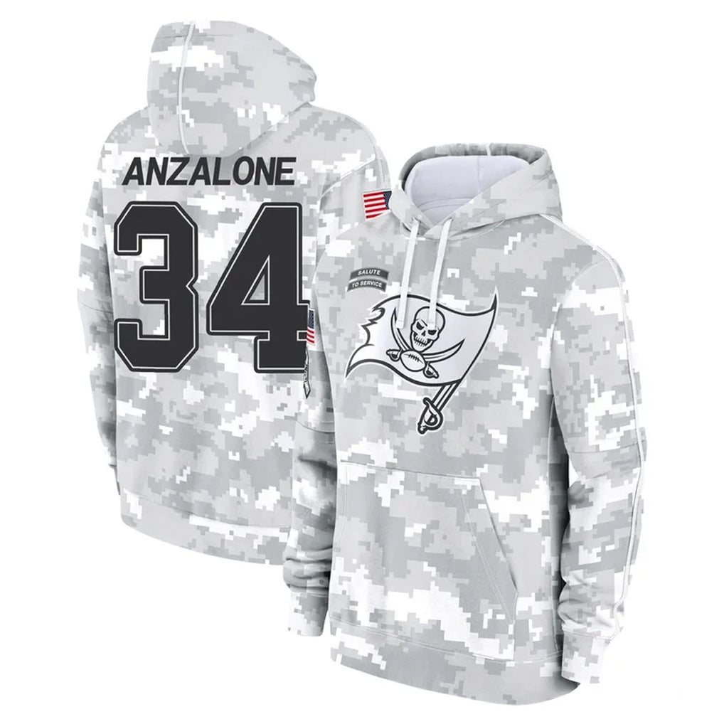 TB.Buccaneers #34 Alex Anzalone Player Arctic Camo Limited Salute to Service Pullover Hoodies Game Odoa Stitched Jerseys