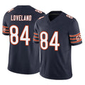 C.Bears #84 Colston Loveland Player Navy Vapor F.U.S.E. Limited Home Game Odoa Stitched Jerseys