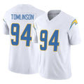 LA.Chargers #94 Dalvin Tomlinson Player White Limited Vapor F.U.S.E. Home Game Odoa Stitched Jerseys