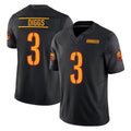 W.Commanders #3 Stefon Diggs Player Black Limited Vapor F.U.S.E. Home Game Odoa Stitched Jerseys