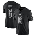 LV.Raiders #6 A.J. Cole Player Black Limited Black Impact Home Game Odoa Stitched Jerseys