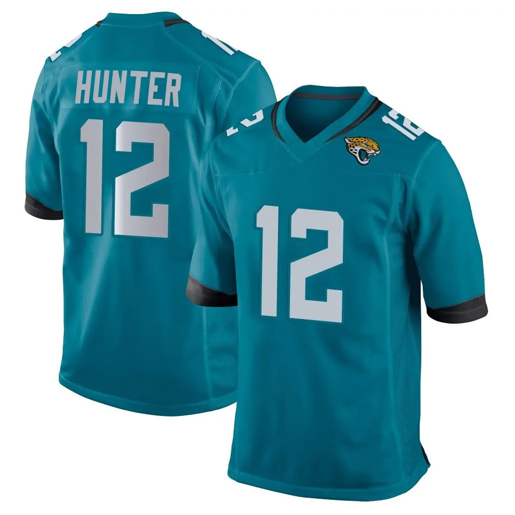 J.Jaguars #12 Travis Hunter Player Teal Home Game Odoa Stitched Jerseys