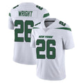 NY.Jets #26 Nahshon Wright Player White Spotlight Limited Vapor Home Game Odoa Stitched Jerseys