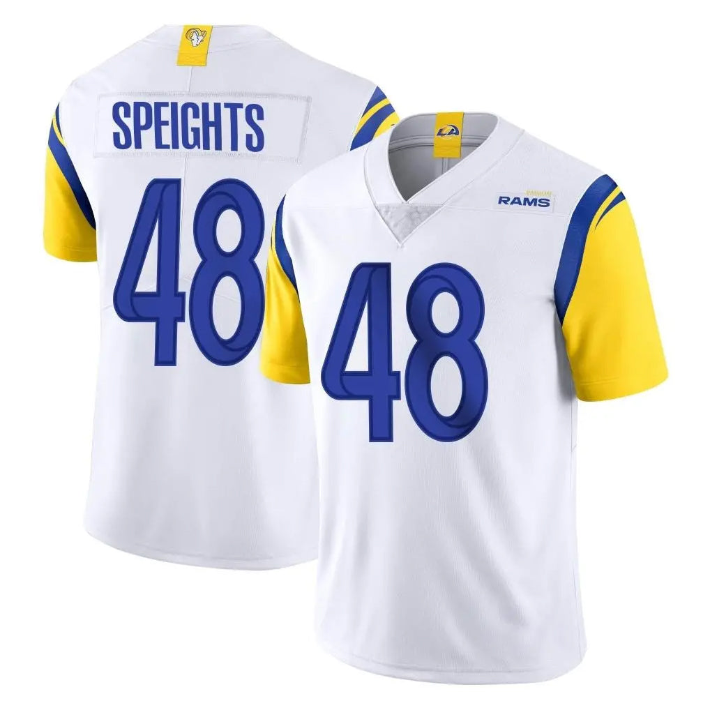 LA.Rams #48 Omar Speights Player White Limited Vapor Untouchable Home Game Odoa Stitched Jerseys