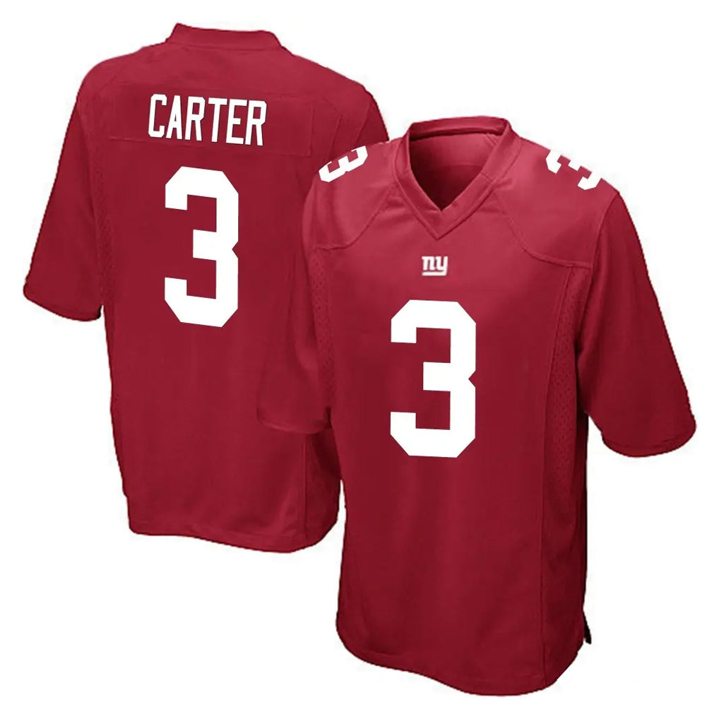NY.Giants #3 Abdul Carter Player Red Home Game Odoa Stitched Jerseys