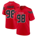 H.Texans #98 Sheldon Rankins Player Red Alternate Home Game Odoa Stitched Jerseys