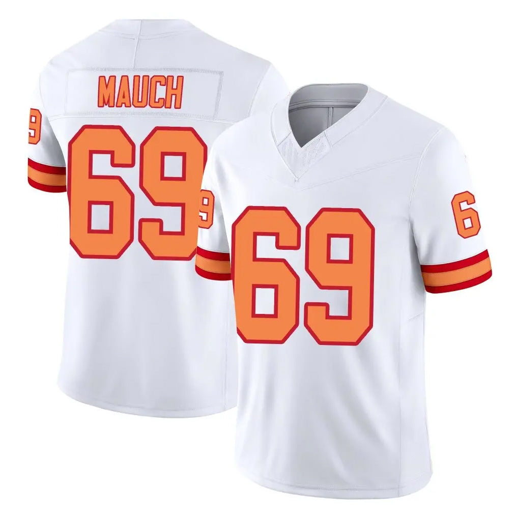 TB.Buccaneers #69 Cody Mauch Player White Limited '76 Vapor F.U.S.E. Home Game Odoa Stitched Jerseys