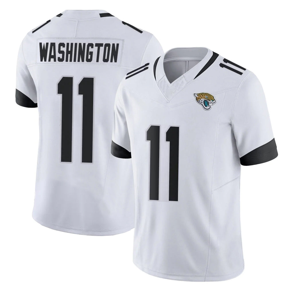 J.Jaguars #11 Parker Washington Player White Vapor F.U.S.E. Limited Home Game Odoa Stitched Jerseys