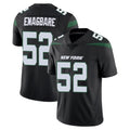 NY.Jets #52 Kingsley Enagbare Player Stealth Black Limited Vapor Home Game Odoa Stitched Jerseys