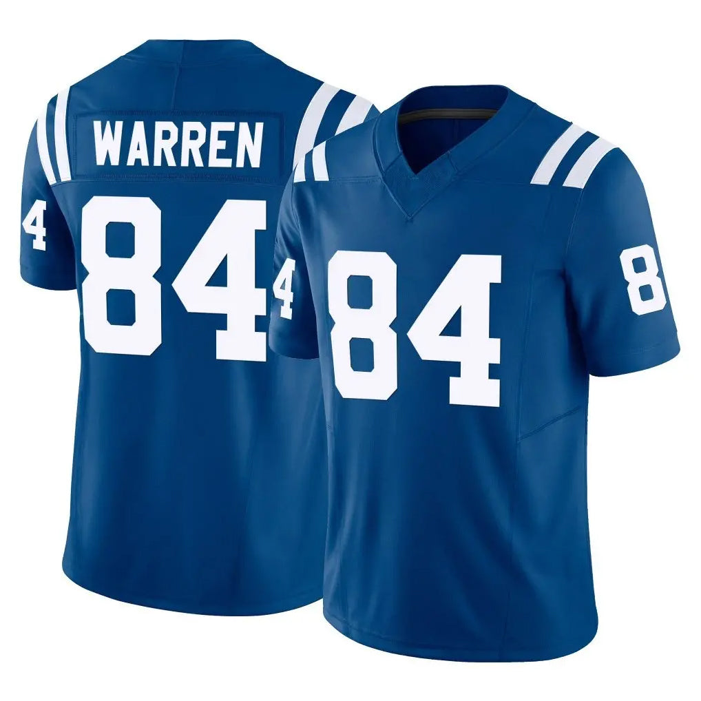 IN.Colts #84 Tyler Warren Player Royal Limited Vapor F.U.S.E. Home Game Odoa Stitched Jerseys