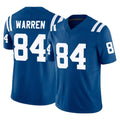 IN.Colts #84 Tyler Warren Player Royal Limited Vapor F.U.S.E. Home Game Odoa Stitched Jerseys