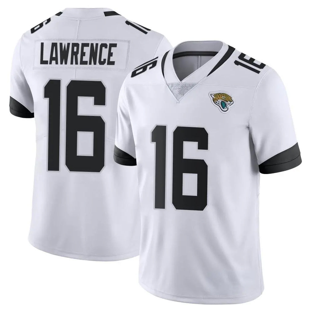 J.Jaguars #16 Trevor Lawrence Player White Vapor Untouchable Limited Home Game Odoa Stitched Jerseys