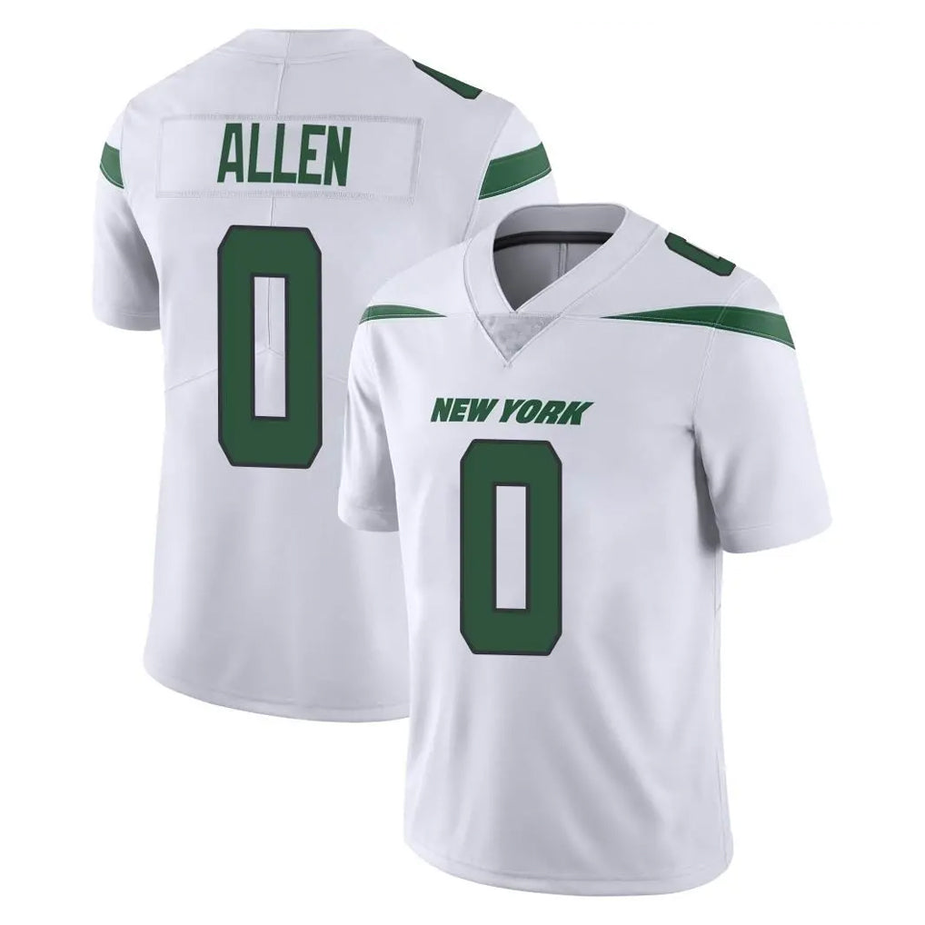 NY.Jets #0 Braelon Allen Player White Spotlight Limited Vapor Home Game Odoa Stitched Jerseys