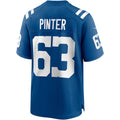 Odoa IN.Colts #63 Danny Pinter Royal Game Jersey