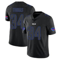 B.Bills #34 Thurman Thomas Player Black Impact Limited Home Game Odoa Stitched Jerseys