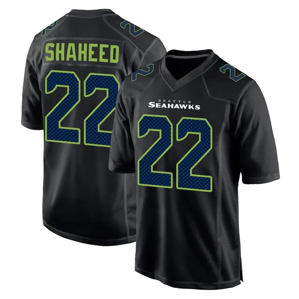 S.Seahawks #22 Rashid Shaheed Player Black Limited Fashion Home Game Odoa Stitched Jerseys