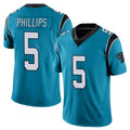 C.Panthers #5 Jaelan Phillips Player Blue Vapor Untouchable Limited Game Odoa Stitched Jerseys