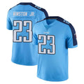 T.Titans #23 Kevin Winston Jr. Player Light Blue Limited Color Rush Home Game Odoa Stitched Jerseys
