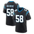 C.Panthers #58 Bobby Okereke Player Black Vapor Untouchable Limited Game Odoa Stitched Jerseys