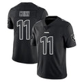 LV.Raiders #11 Jeremy Chinn Player Black Limited Black Impact Home Game Odoa Stitched Jerseys