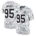 GB.Packers #95 Devonte Wyatt Player Arctic Camo Salute To Service Limited Odoa Stitched Jerseys