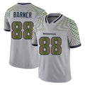 S.Seahawks #88 AJ Barner Player Grey Limited 2025 Rivalries Collection Home Game Odoa Stitched Jerseys