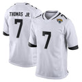J.Jaguars #7 Brian Thomas Jr. Player White Home Game Odoa Stitched Jerseys