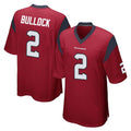 H.Texans #2 Calen Bullock Player Red Home Game Odoa Stitched Jerseys