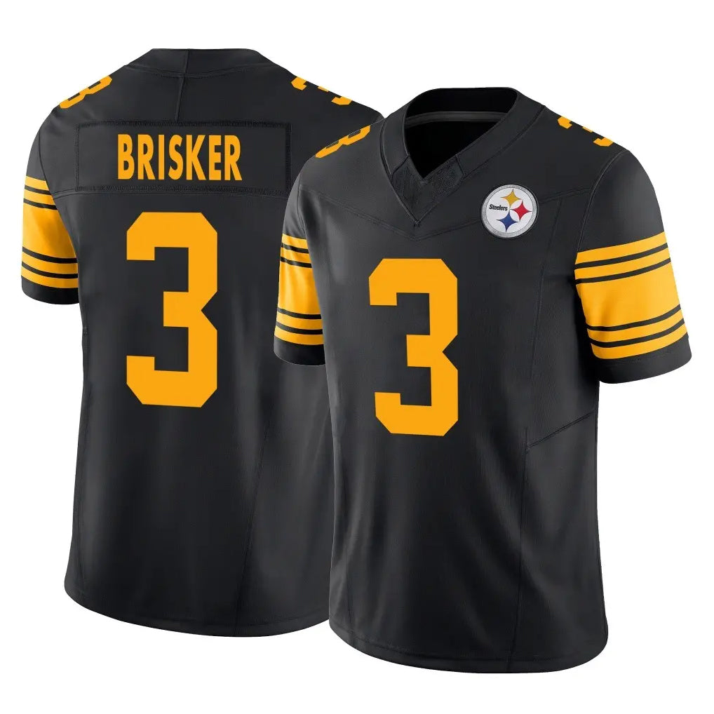 P.Steelers #3 Jaquan Brisker Player Black Limited 2nd Alternate Vapor F.U.S.E. Home Game Odoa Stitched Jerseys