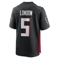 A.Falcons #5 Drake London Player Black Home Game Odoa Stitched Jerseys