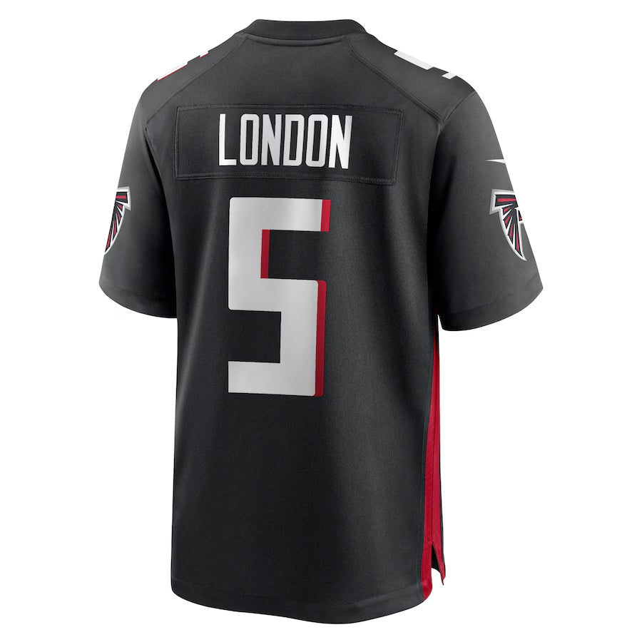 A.Falcons #5 Drake London Player Black Home Game Odoa Stitched Jerseys