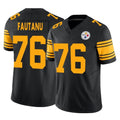 P.Steelers #76 Troy Fautanu Player Black Limited 2nd Alternate Vapor F.U.S.E. Home Game Odoa Stitched Jerseys