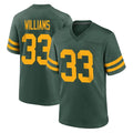 GB.Packers #33 Evan Williams Player Green Alternate Home Game Odoa Stitched Jerseys