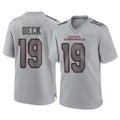 A.Cardinals #19 Carson Beck Player Gray Fashion Home Game Odoa Stitched Jerseys
