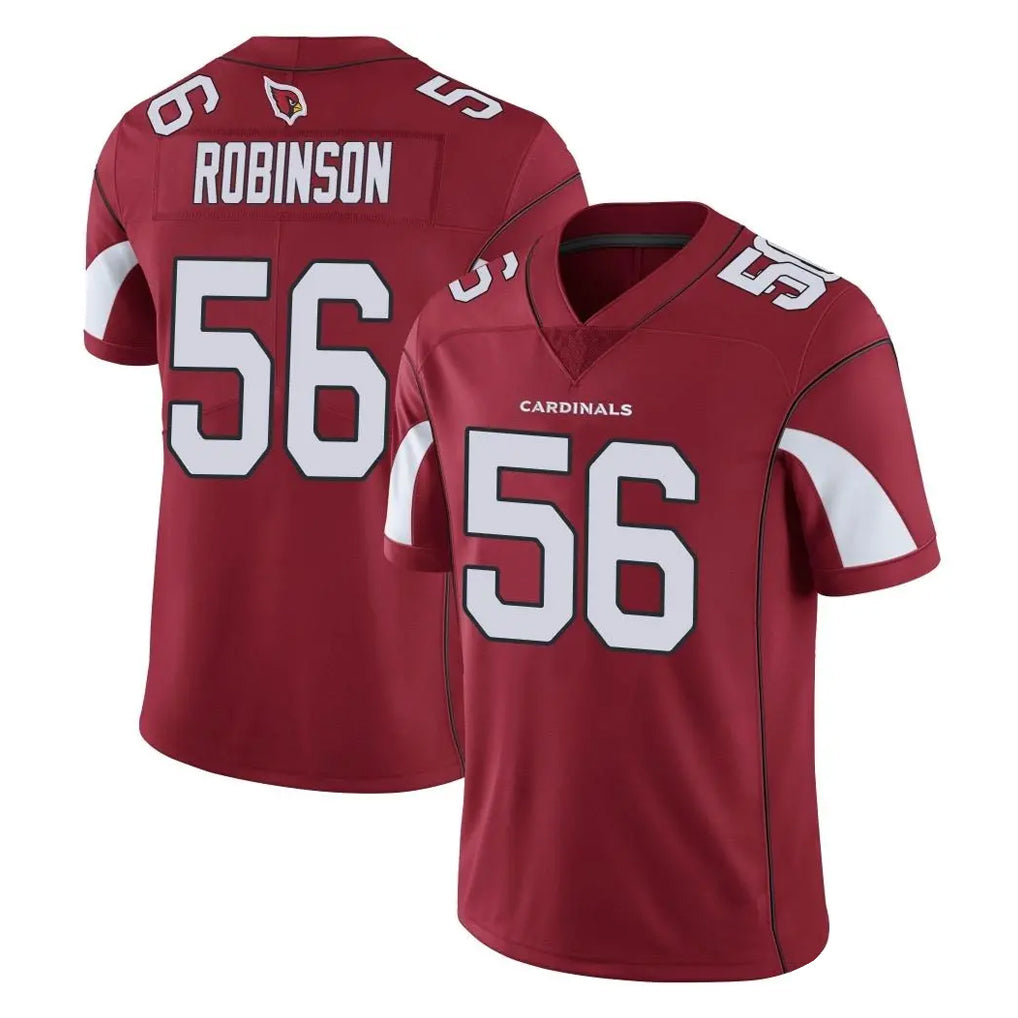 A.Cardinals #56 Darius Robinson Player Cardinal Vapor Limited Home Game  Odoa Stitched Jerseys