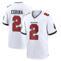 TB.Buccaneers #2 Emeka Egbuka Player White Home Game Odoa Stitched Jerseys