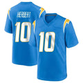 LA.Chargers #10 Justin Herbert Player Blue Home Game Odoa Stitched Jerseys