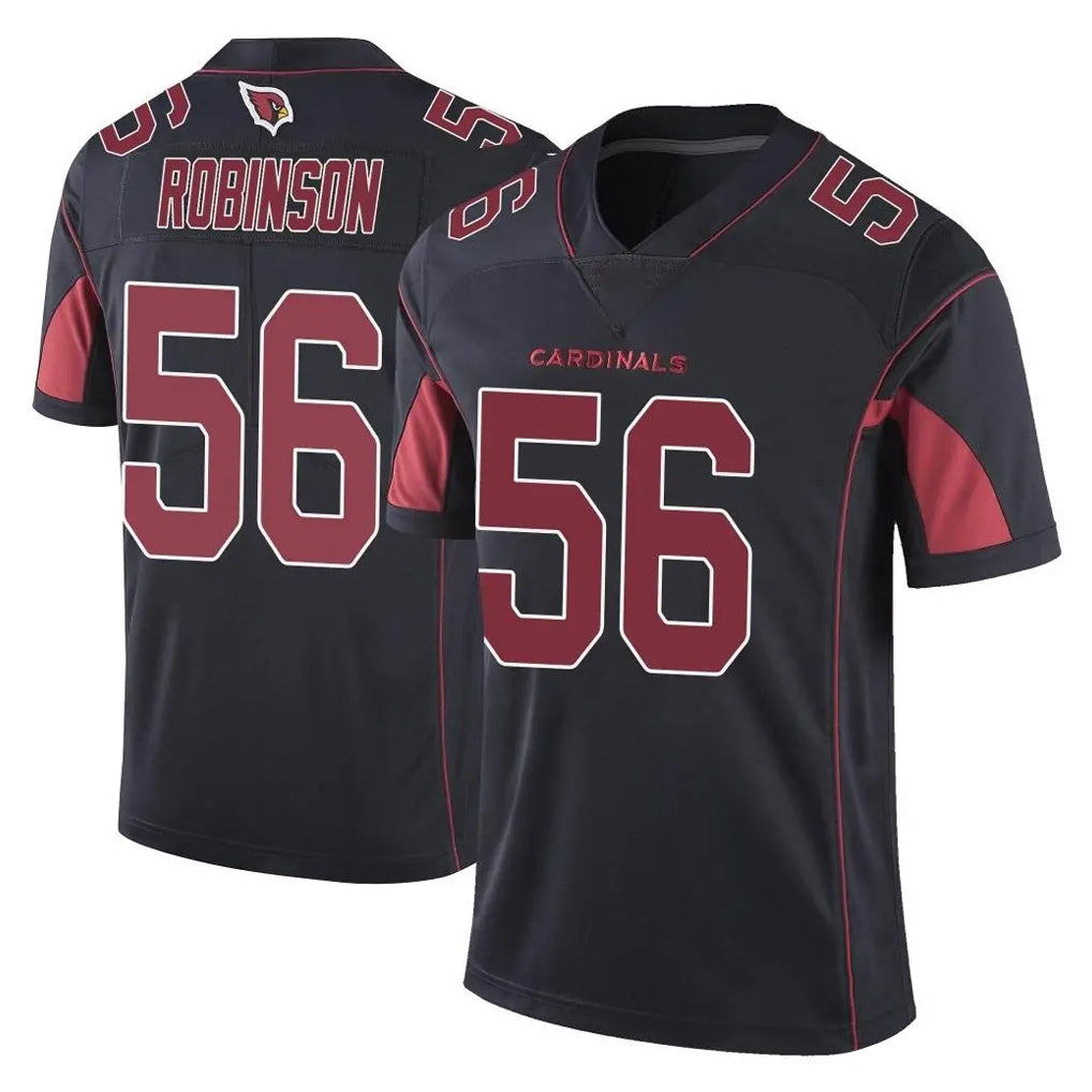 A.Cardinals #56 Darius Robinson Player Black Limited Color Rush Vapor Untouchable Home Game Odoa Stitched Jerseys