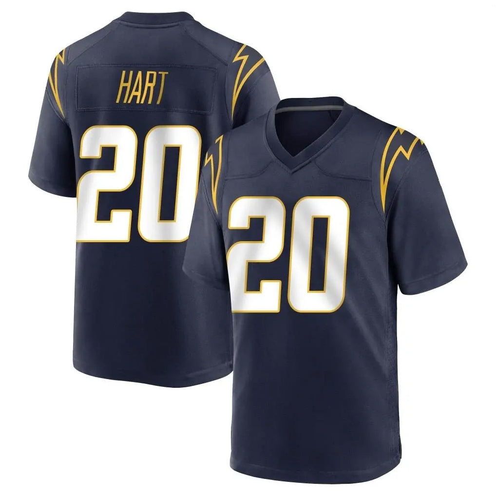 LA.Chargers #20 Cam Hart Player Navy Home Game Odoa Stitched Jerseys