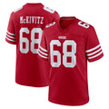 SF.49ers #68 Colton McKivitz Player Red Game Home Odoa Stitched Jerseys