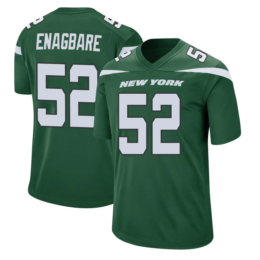 NY.Jets #52 Kingsley Enagbare Player Green Home Game Odoa Stitched Jerseys