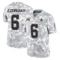 D.Cowboys #6 Donovan Ezeiruaku Player Arctic Camo Salute to Service Limited Home Game Odoa Stitched Jerseys