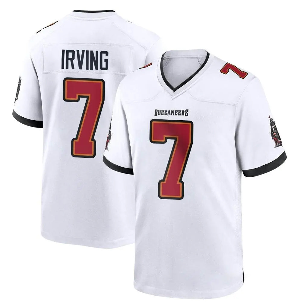 TB.Buccaneers #7 Bucky Irving Player White Limited Vapor F.U.S.E. Home Game Odoa Stitched Jerseys