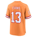 Odoa TB.Buccaneers #13 Mike Evans Orange Throwback Game Jersey