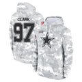 D.Cowboys #97 Kenny Clark Player Arctic Camo Salute to Service Hoodies Limited Game Odoa Stitched Jerseys