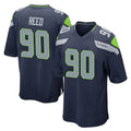 S.Seahawks #90 Jarran Reed Player Navy Home Game Odoa Stitched Jerseys